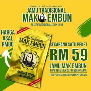 1 peket jamu tradisional mak embun
